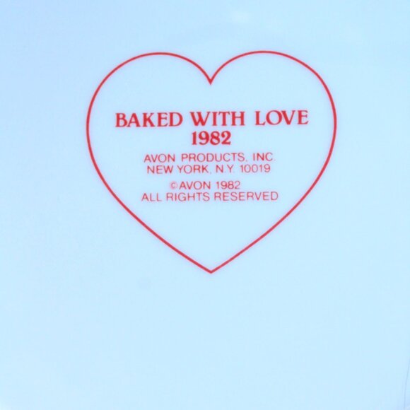 Vintage Avon Plate/I Baked It Myself With Love - Picture 2 of 3